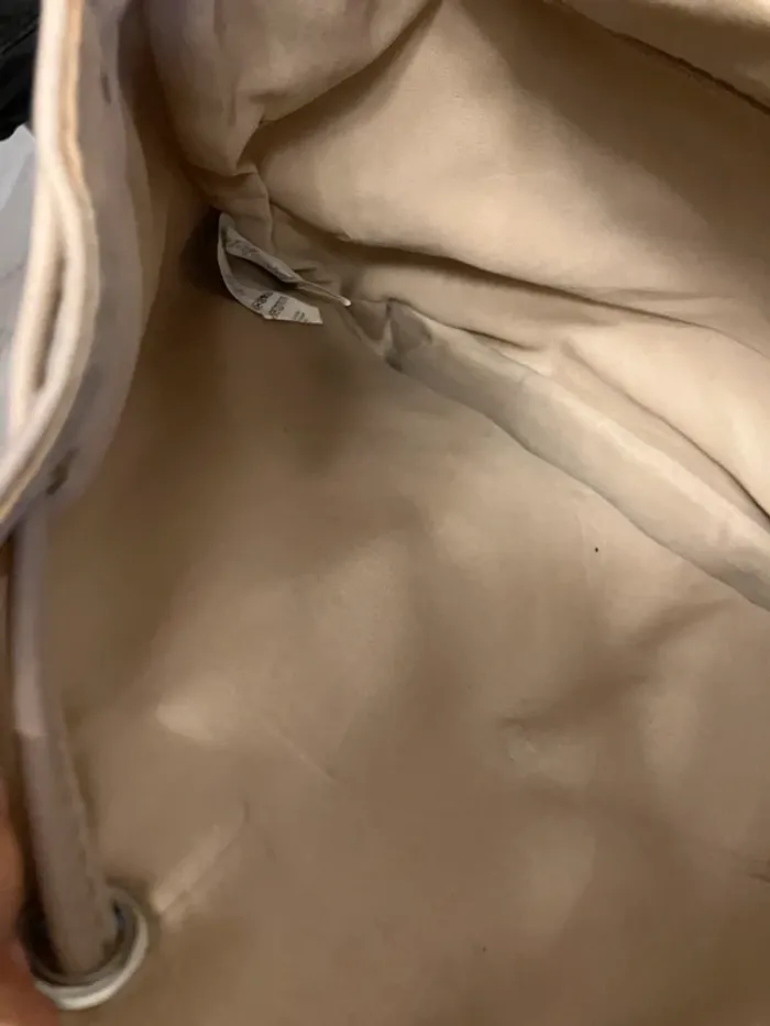 Sac à dos Atmosphere beige en simili cuir – tendance et fonctionnel - photo numéro 10