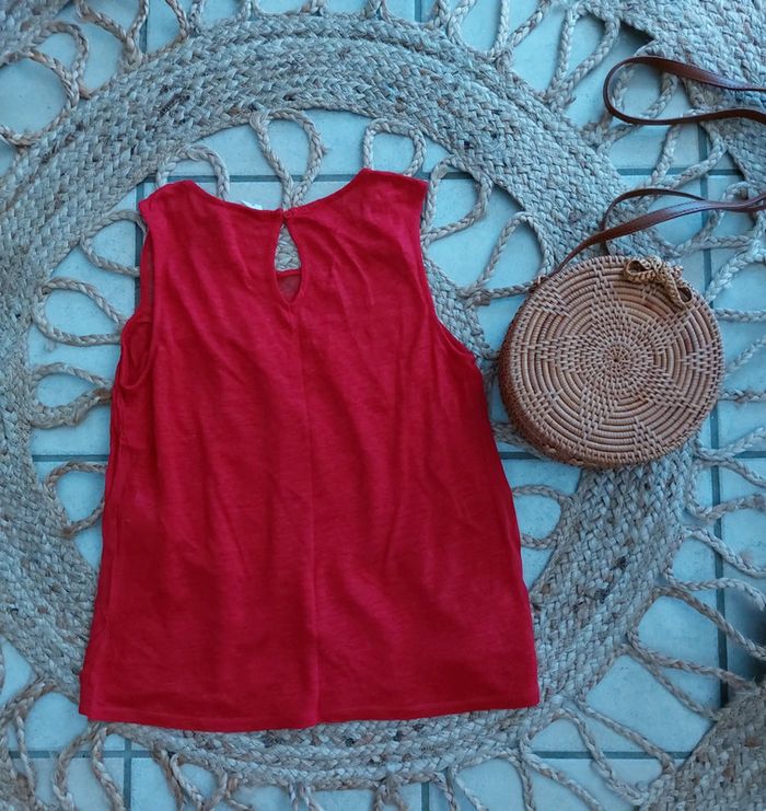 Débardeur rouge Naf Naf - photo numéro 3