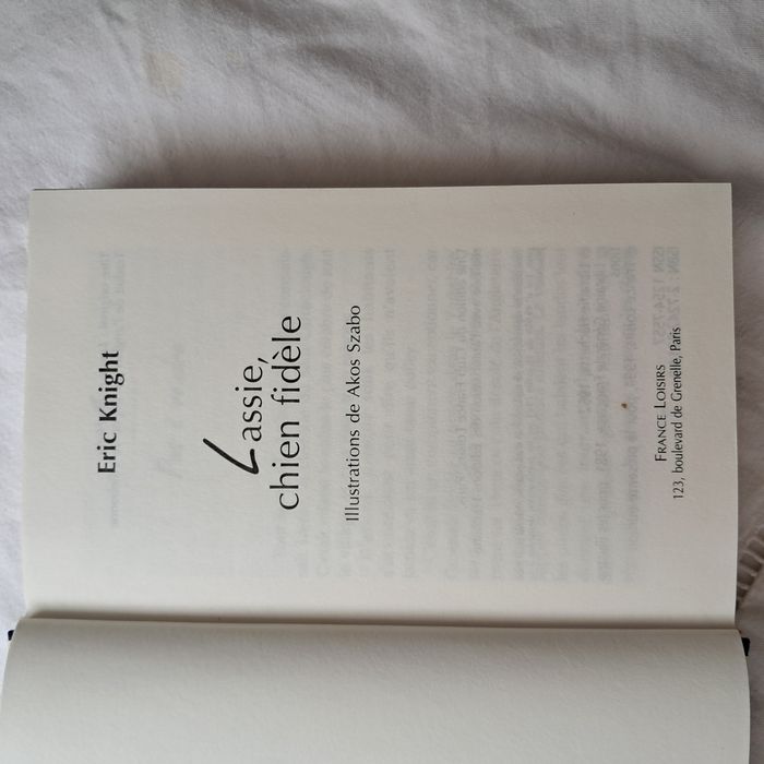 Livre Lassie chien fidèle Eric Knight Ma première bibliothèque France Loisirs 1994 - photo numéro 8