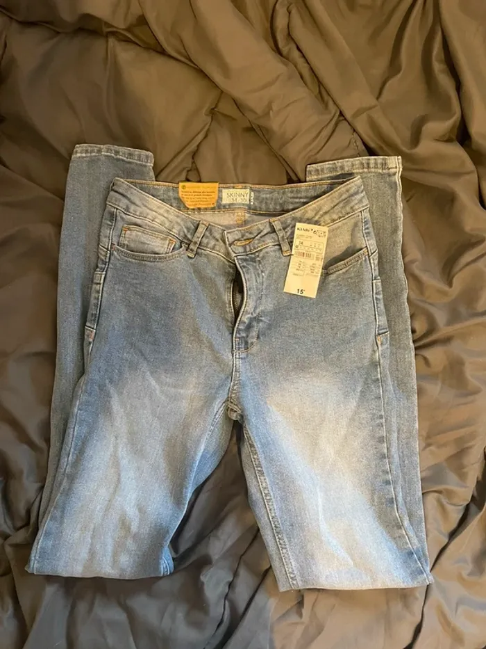 Pantalon skinny taille haute