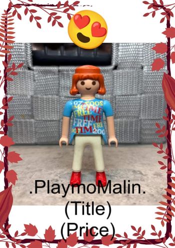 Personnage figurine femme playmobil