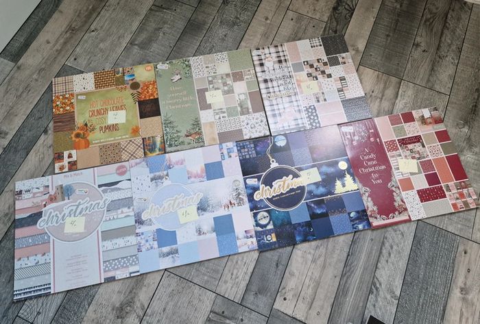 Lot de blocs scrapbooking