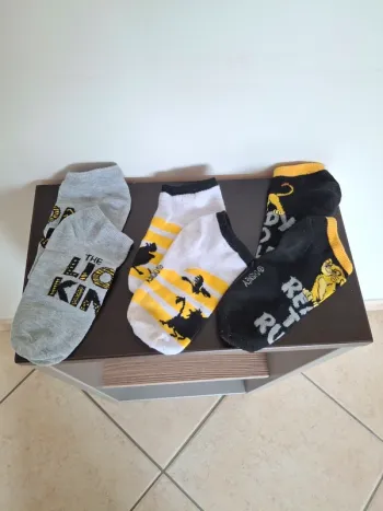 Lot socquettes Le Roi Lion garçon