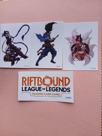 Riftbound League of legends: Lot 4 stickers