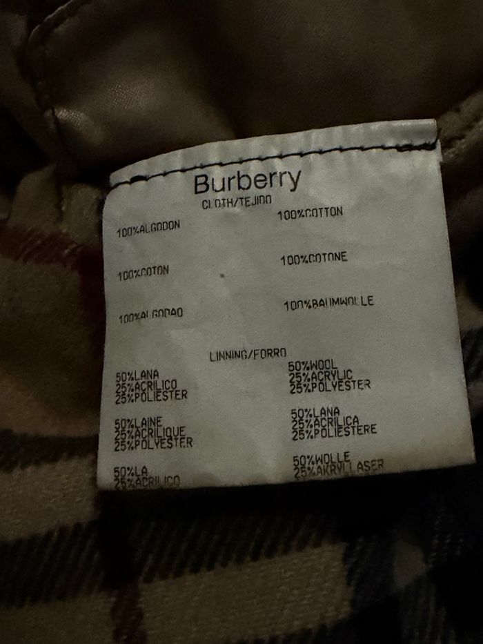 Veste Jacket Zip Harrington Burberry London Taille L Homme Laine Coton - photo numéro 5