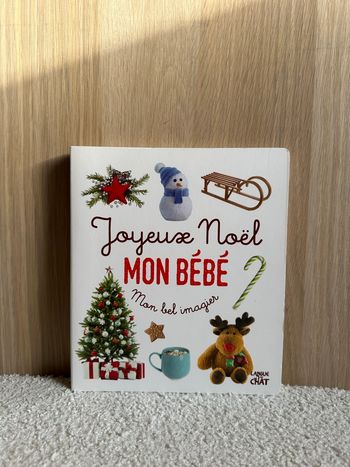 Livre mon bel imagier de Noël