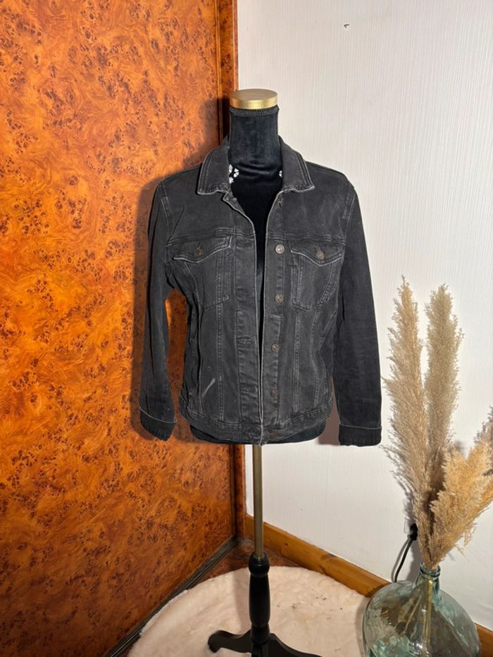 Veste en jean pimkie noir femme - Taille XL #vestejean