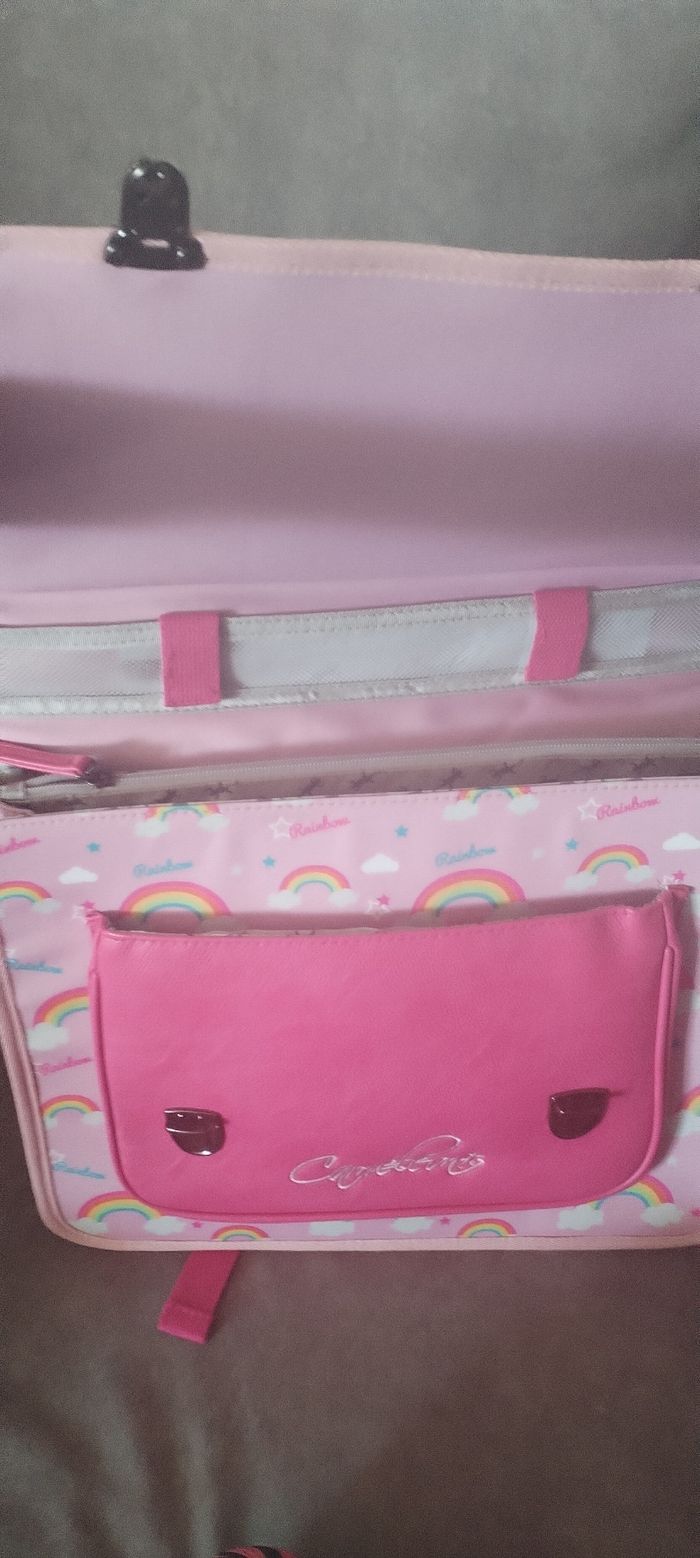 Cartable caméléon fille 38 cm neuf - photo numéro 4