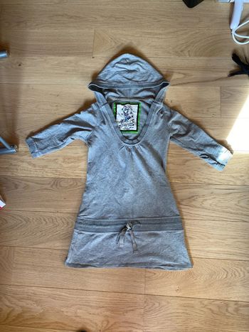 Pull tunique grise S