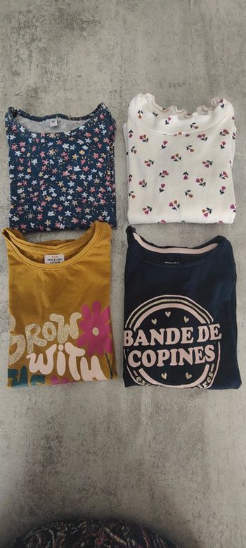 Lot tee shirt 6 ans