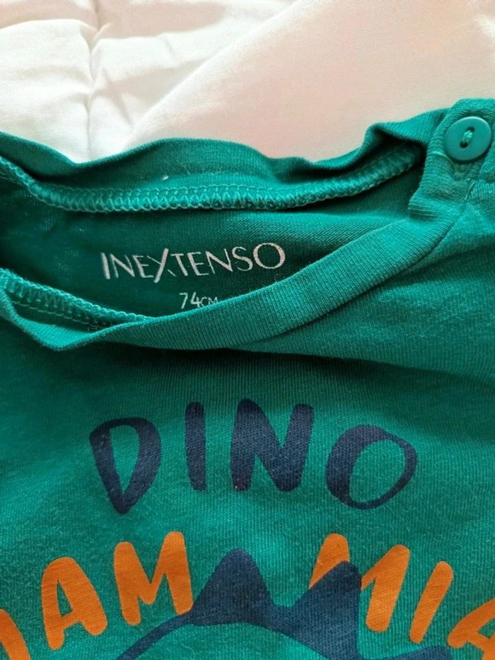 Lot 2 t shirt in extenso comme neuf 9m - photo numéro 3