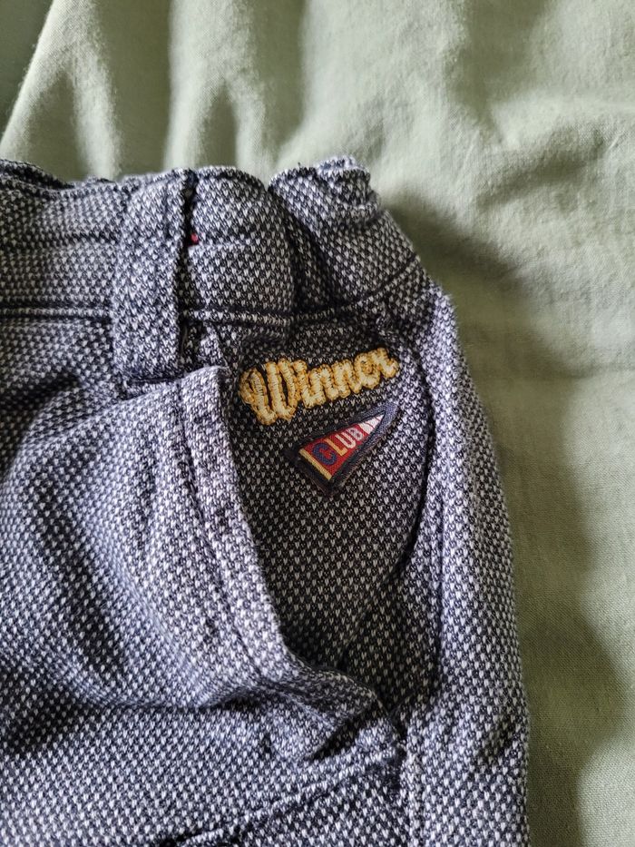 pantalon sergent major moucheté marine 10ans (6e) - photo numéro 3
