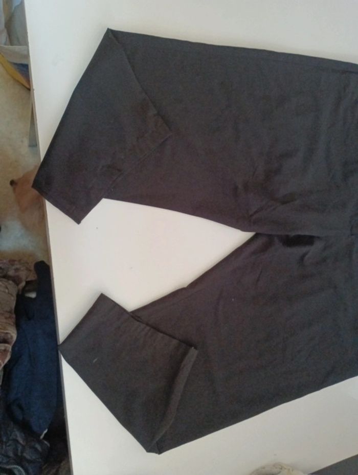 Pantalon noir jambes larges femme Alain Weiz taille 54 - photo numéro 2
