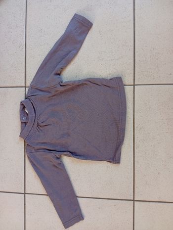 T-shirt col roulé fille 18 mois Kimbaloo
