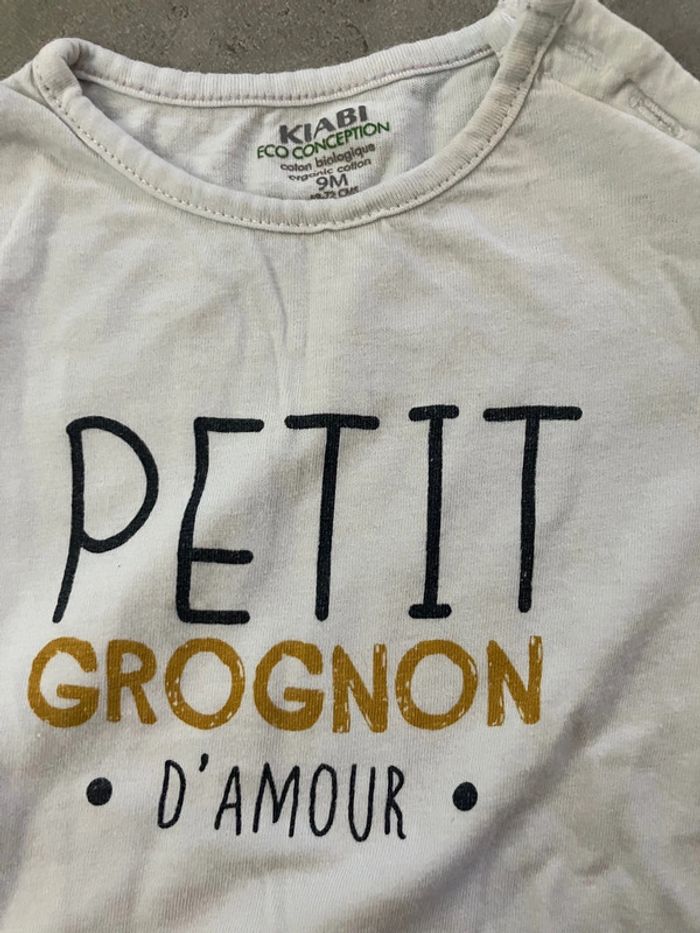 Lot 3 t shirts 9 mois - photo numéro 3