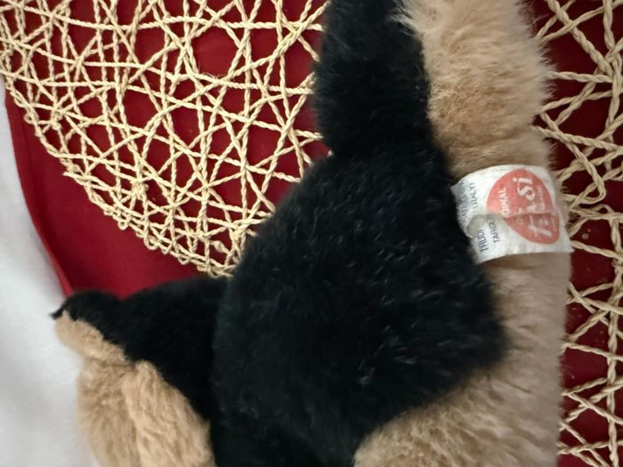 doudou peluche chien berger allemand assis trudi - photo numéro 5