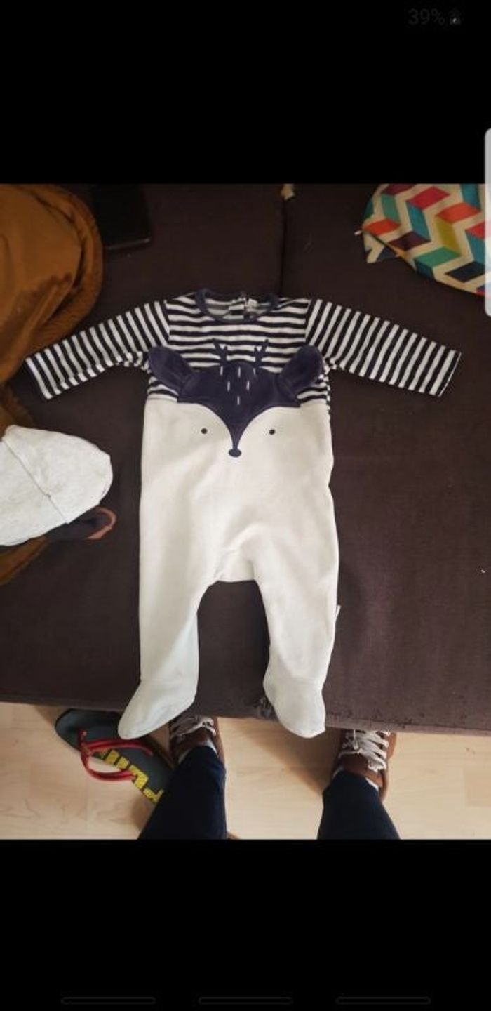 Lot pyjamas ptit bisous (aubert)