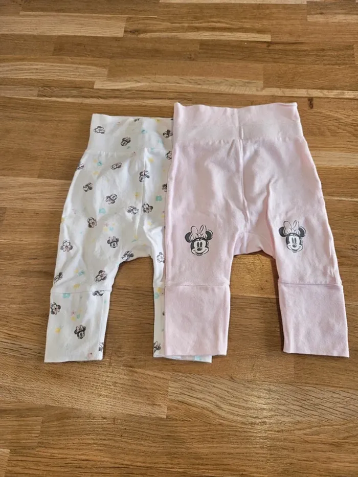 Lot de 2 leggings 0 1 mois