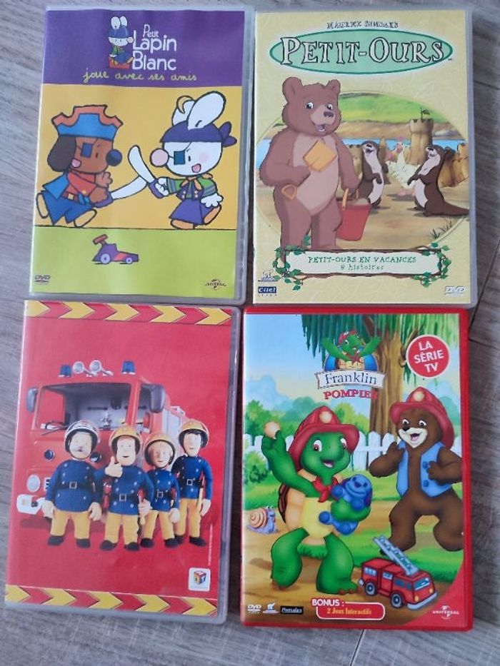 Lot de 4 DVD enfants