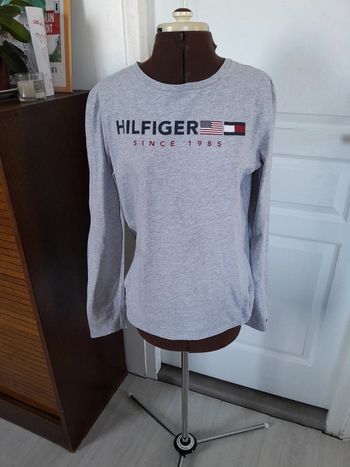 Tee shirt coton manche longue tommy hilfiger