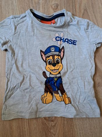 T-shirt gris Chase Pat Patrouille 92 cm (2 ans)