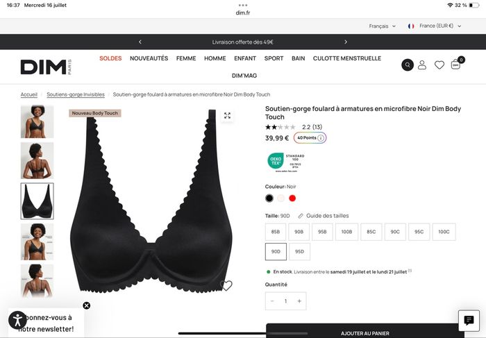 Soutien-gorge foulard à armatures - photo numéro 4