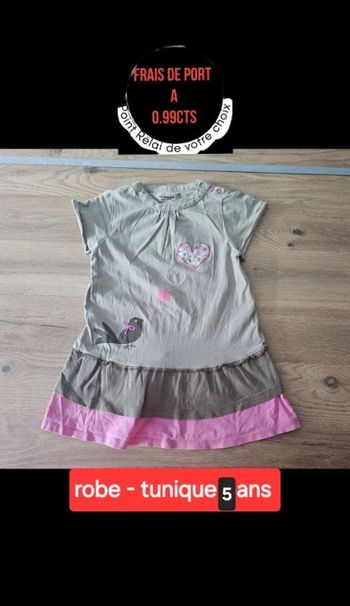 Robe vertbaudet  5ans  fille