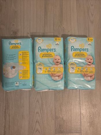 Couches Pampers premium protection taille 2
