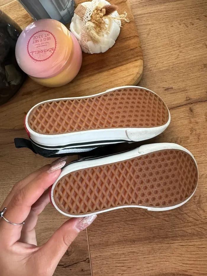 Vans enfant noir à scratch - photo numéro 5
