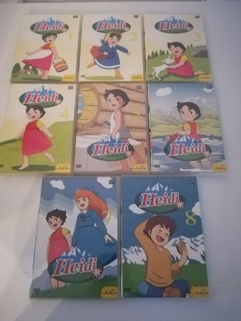 Lot de 8 DVD heidi