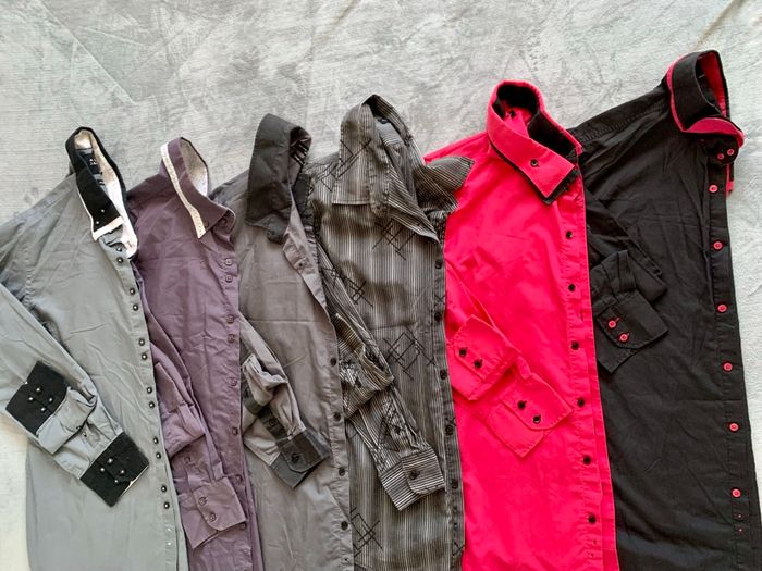 Lot 6 chemises Adriano Jacometti  43/44