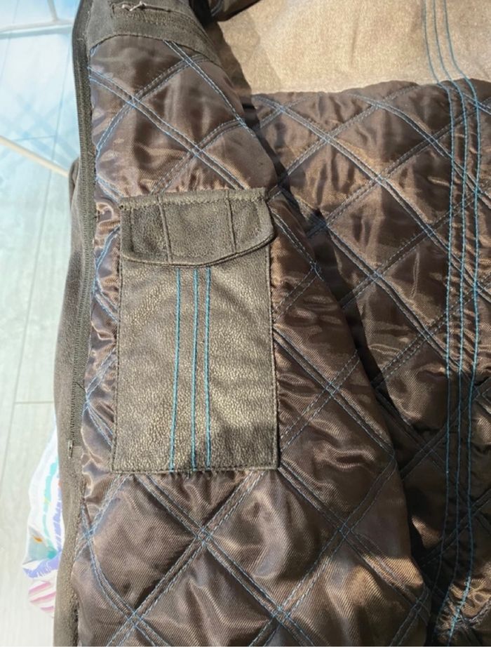 Blouson homme en suédine T56 - photo numéro 4