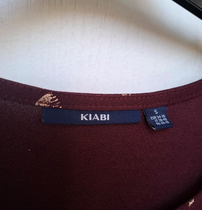 Robe bordeaux taille S kiabi - photo numéro 4