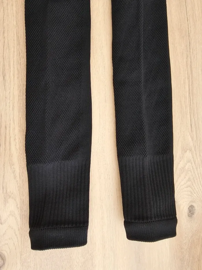 Manchons surchaussette chaussettes sport football noir - photo numéro 4
