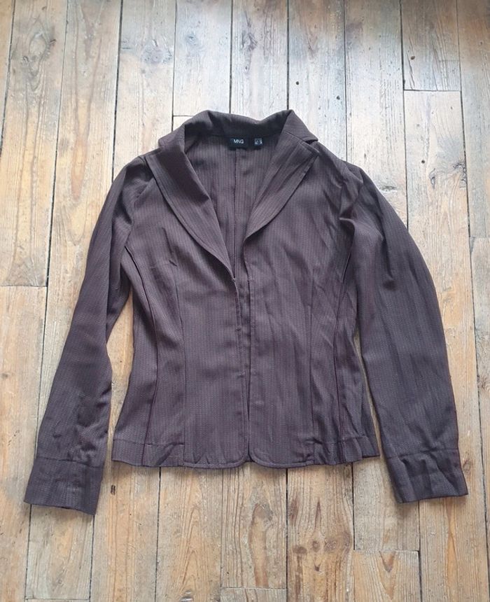 Veste marron blazer Mango XS