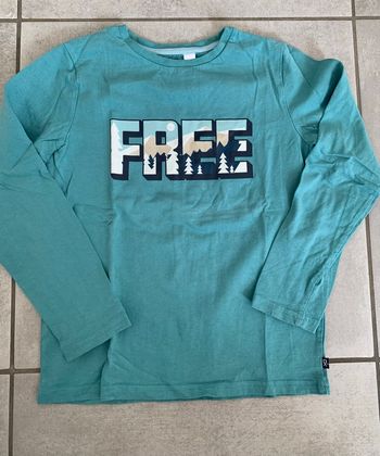 Te shirt vert Okaidi taille 8 ans