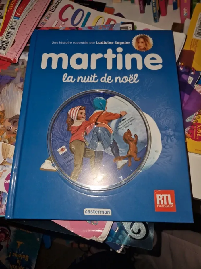 Livre martine lu avec cd