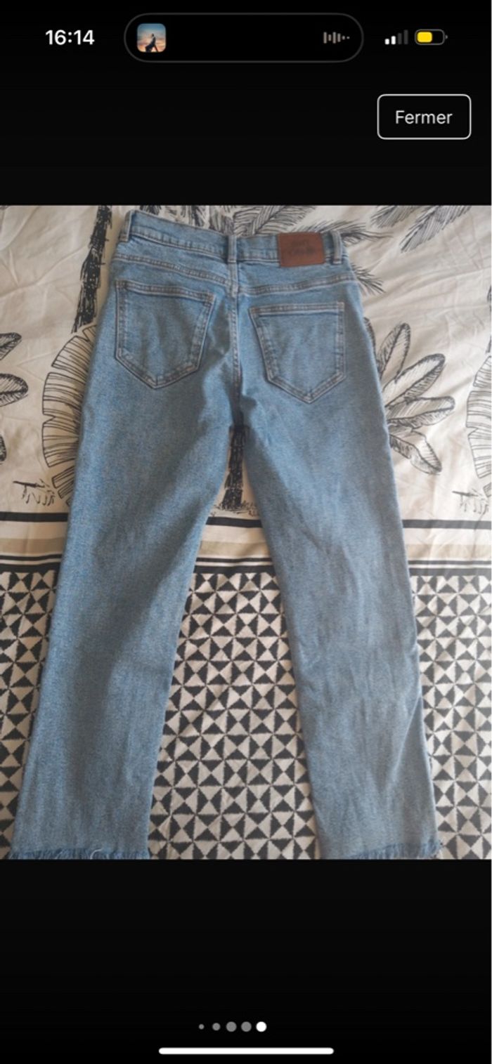 jeans mom bleu femme - photo numéro 4