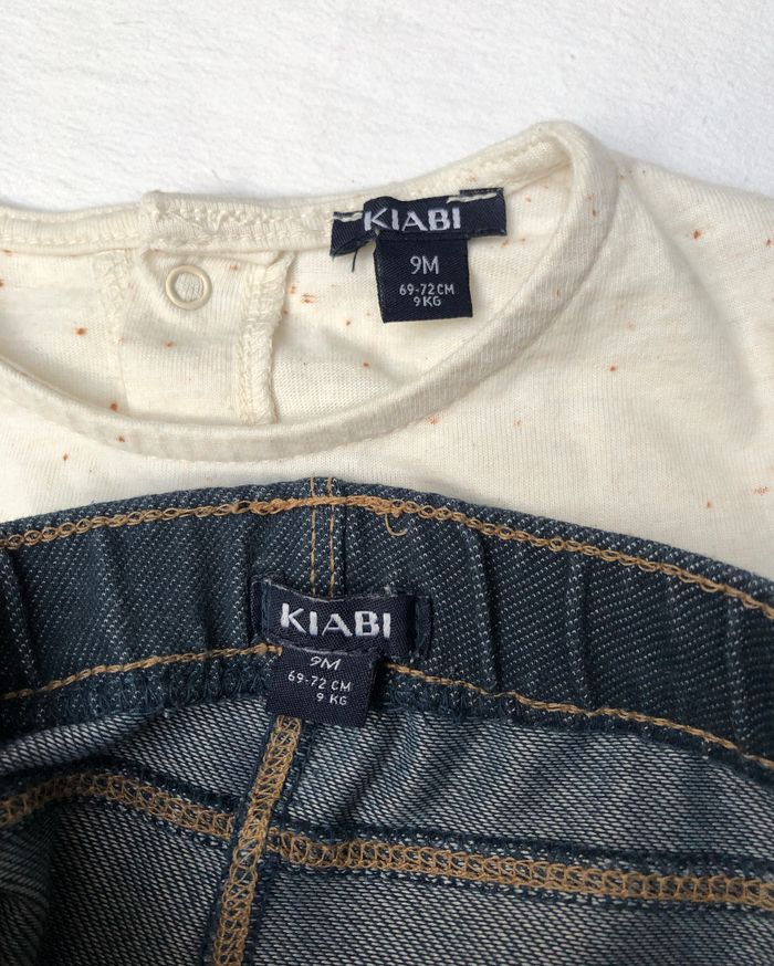 Ensemble Kiabi 9 mois : t-shirt + pantalon - photo numéro 3