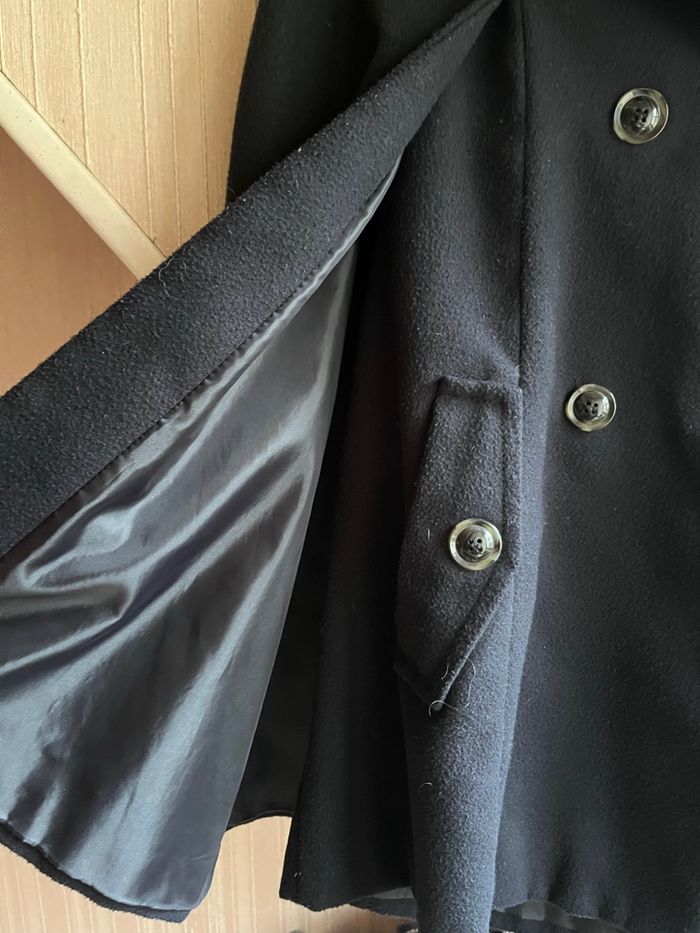 Cape bleu foncé taille 36 - photo numéro 2