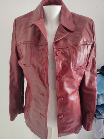 #kytieMfemme. Veste  en cuir taille M