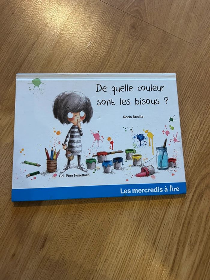 Livre de quelle couleur sont les bisous, mercredis à lire