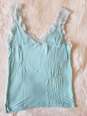 Débardeur turquoise, taille L ou 40, marque women only