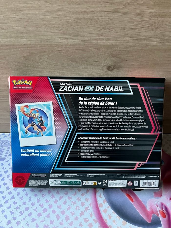 Coffret Zacian ex de Nabil FR🇫🇷 - photo numéro 2