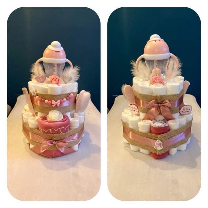 Gâteau couches 2 étages