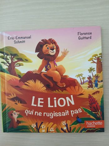 Livre pour enfant d histoire le lion qui ne rugissait pas