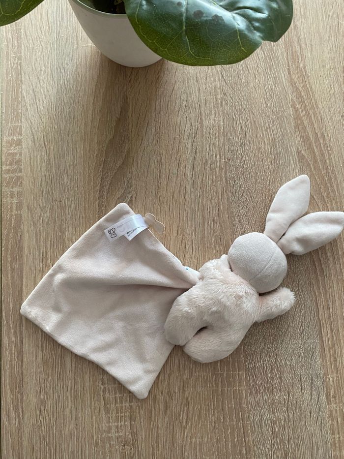 Doudou lapin rose kaloo - photo numéro 2
