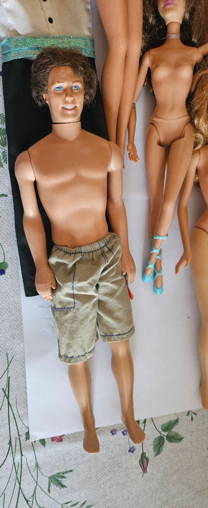 Lots de barbie et ken - photo numéro 3