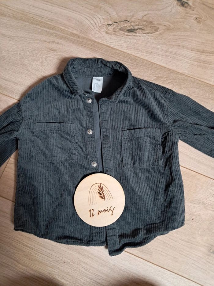 Chemise velours