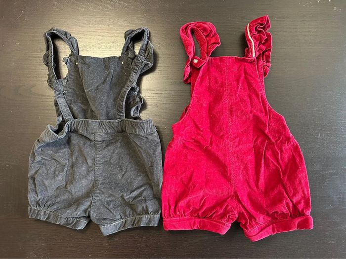 2 salopettes velours 18 mois Tape à l’œil - photo numéro 2